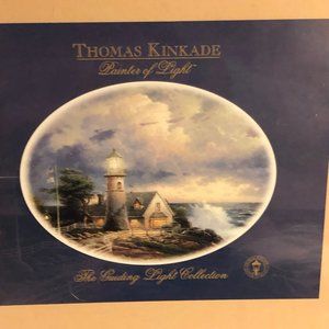 Thomas Kinkade Painter of Light Two Guiding Light Matted Print Collection NIB